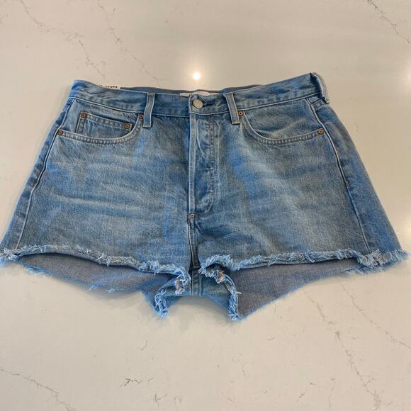 Denim Forum the ex-boyfriend hi-rise denim‎ shorts size 29 - Picture 3 of 12